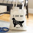  Personalized Dog Tote Bags - Choose from 22 Dog Breed Designs