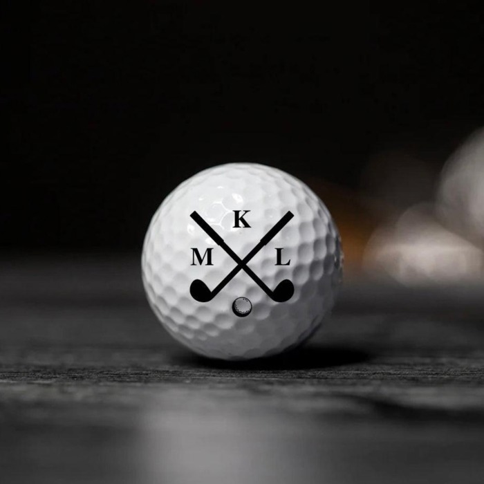 Personalized Golf Ball - Stocking Stuffers for Men and Women - Choose from 32 Designs