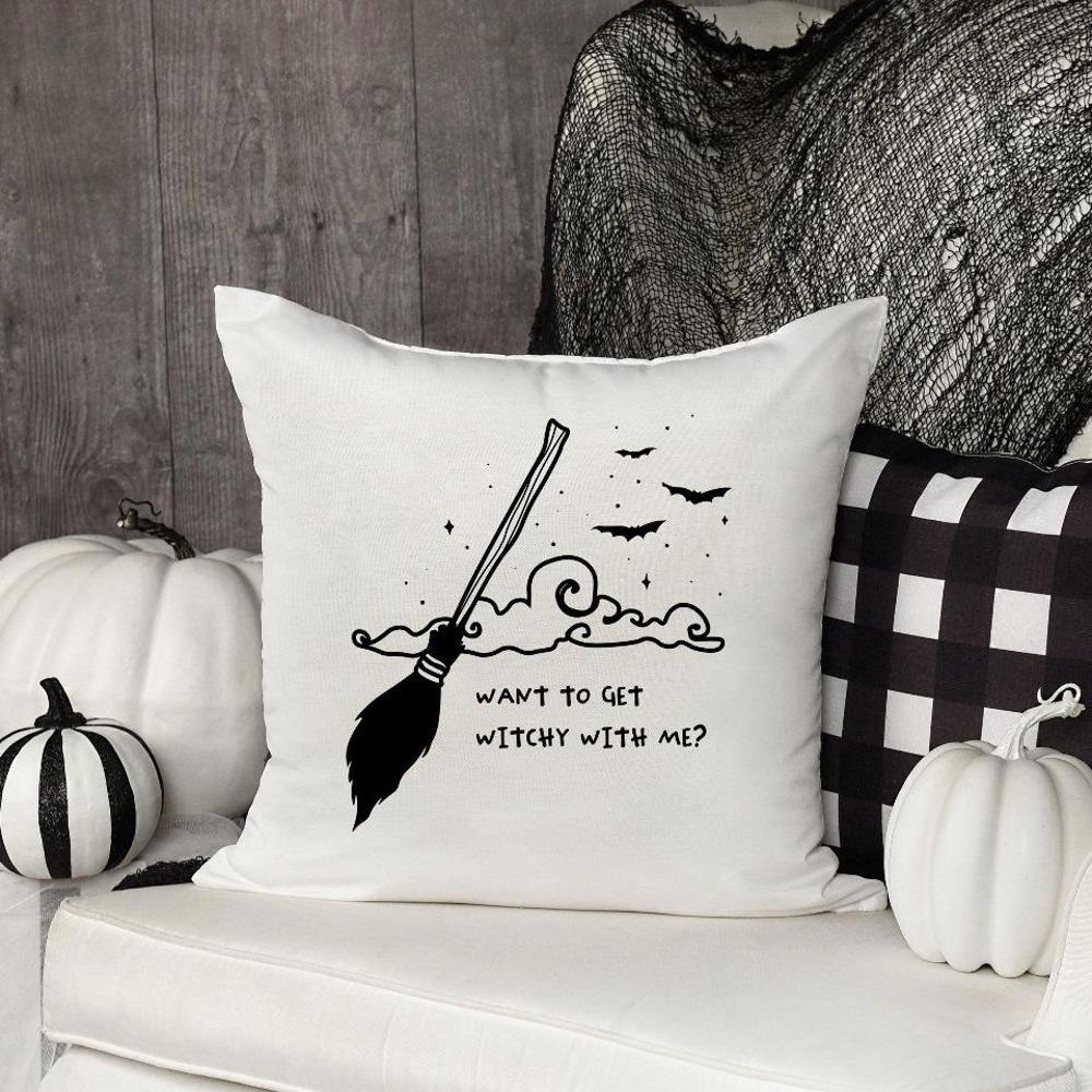 Haunted Halloween Throw Pillows Covers - Choose from 7 Designs