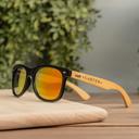  Personalized Wood Sunglasses - Choose from 7 Lens Colors and 10 Engraving Designs - Stocking Stuffers