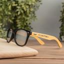  Personalized Wood Sunglasses - Choose from 7 Lens Colors and 10 Engraving Designs - Stocking Stuffers