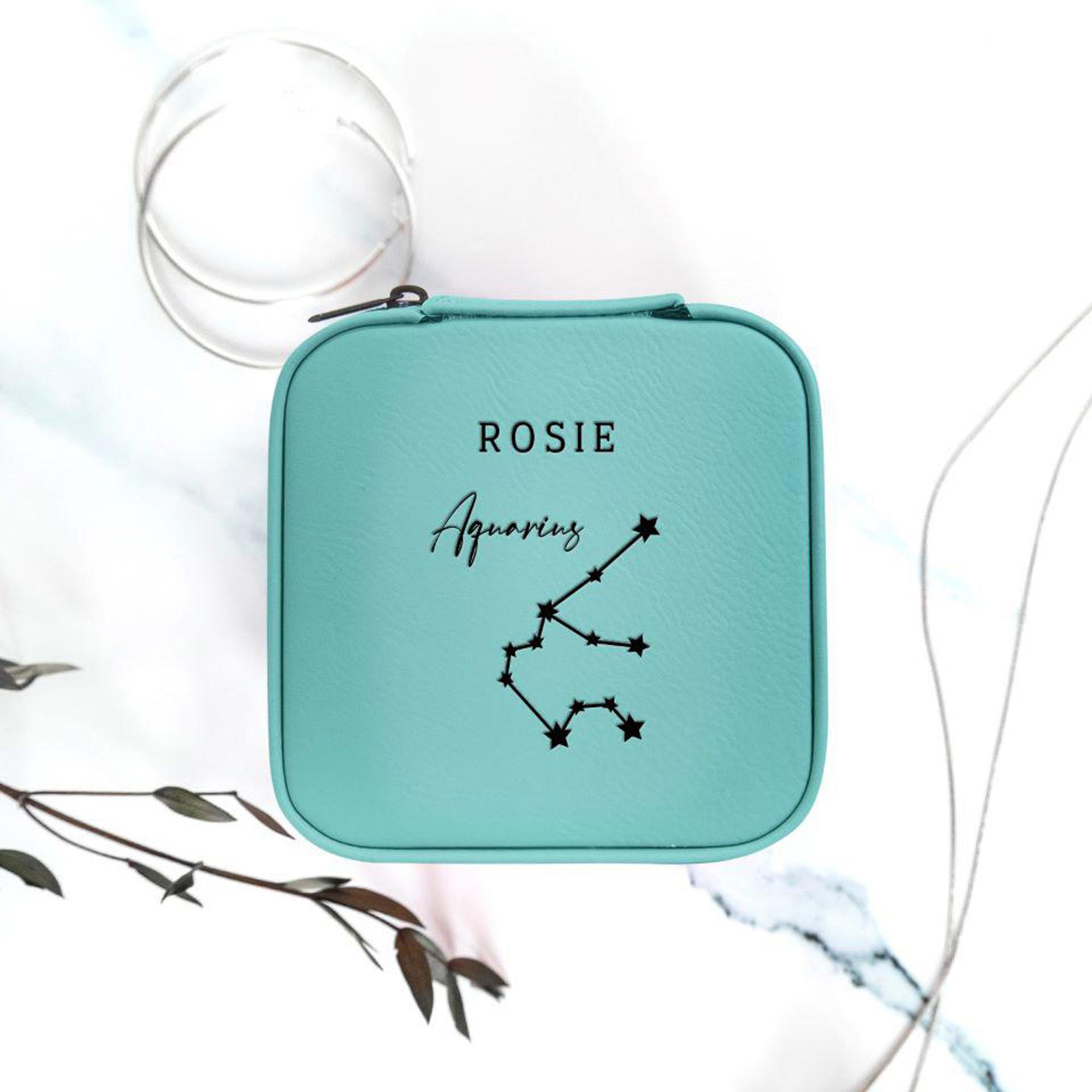 Personalized Astrology Zodiac Sign Jewelry Boxes (Jewelry Not Included