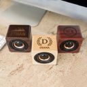  Personalized Wood Bluetooth Speakers - Choose from 5 Colors and 16 Designs - Gift for Men and Women