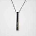  Personalized Vertical Bar Necklaces - Stocking Stuffers for Women