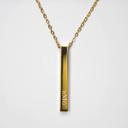 Personalized Vertical Bar Necklaces - Stocking Stuffers for Women