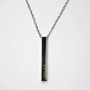  Personalized Vertical Bar Necklaces - Stocking Stuffers for Women