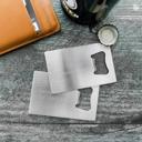  Personalized Credit Card Bottle Opener - Stocking Stuffers for Men