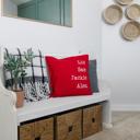  Personalized Family Names Throw Pillow Covers - Choose from 4 Colors and 3 Font Styles
