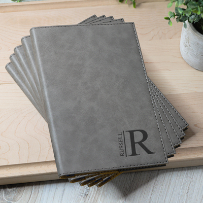 Personalized Soft Cover Journals - Choose from 3 Colors and 25 Designs