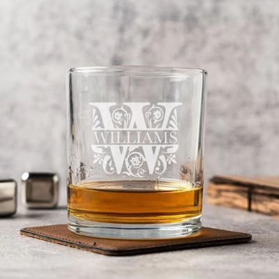 Personalized Lowball Whiskey Glass - One Glass Only - Stocking Stuffers for Men