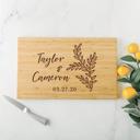  Personalized Cutting Board | Modern Collection Design | Laser Engraved | 11" x 17" Bamboo