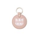  Personalized Circle Leather Tag | Choose from 4 Colors and 24 Designs
