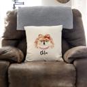  Personalized Watercolor Dog Throw Pillow Covers (NO Insert Included) - 18" x 18" - Choose from 20 Designs - New Year Gift for Dog Lovers