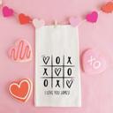  Personalized Valentine's Day Tea Towels - Calligraphy Designs - Choose from 6 Designs