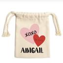  Personalized Love Themed Small Gift Bags - Valentines Day Gift - Choose from 9 Designs