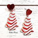 Cake Trees Christmas Holiday Fun Earrings | 12 Choices