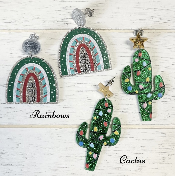 Christmas Holiday Fun Earrings | 12 Choices