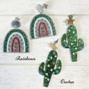 Rainbows Christmas Holiday Fun Earrings | 12 Choices