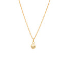  14k Gold Baseball Charm Necklace Sport Gift Giving Layering Necklace