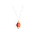  Enamel Football Charm Pendant Necklace Children's Jewelry