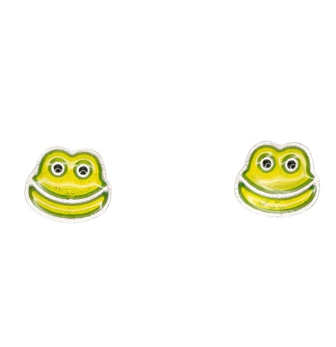 Frog Enamel Post Stud Earring Children's Jewelry