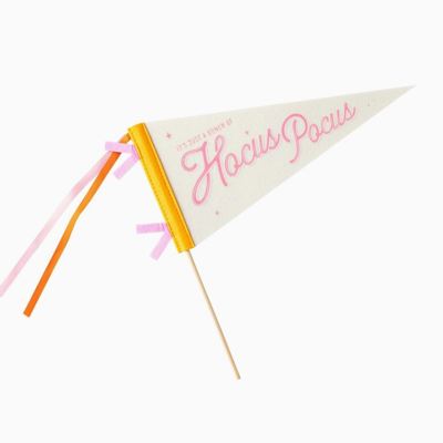 Hocus Pocus Felt Banner Halloween Decor Whimsical Girly Decorations for Halloween