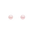 Pink Faux Ball Pearl Stud Post Earring Children's Jewelry