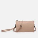  Faux Leather Riley 11 Colors Monogrammable 3 Compartment Crossbody and Wristlet