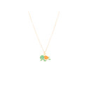  Sea Turtle Enamel Charm Necklace Children's Jewelry Gift