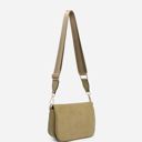  Corduroy Serena Two-Tone Crossbody with Nylon Strap Handbag Purse - Jen & Co.