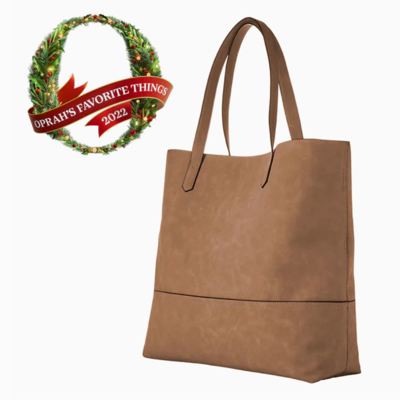 Vegan Leather Taylor Tote, Large Oversized Shoulder Bag - Orpah's Favorites K. Carroll