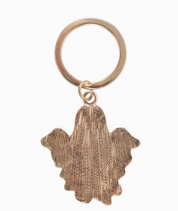 Spooky Season Groovy Ghost Halloween Keyring Keychain Bag Flair