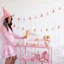  Pink Witch Hat Garland Whimsical Girly Halloween Decor