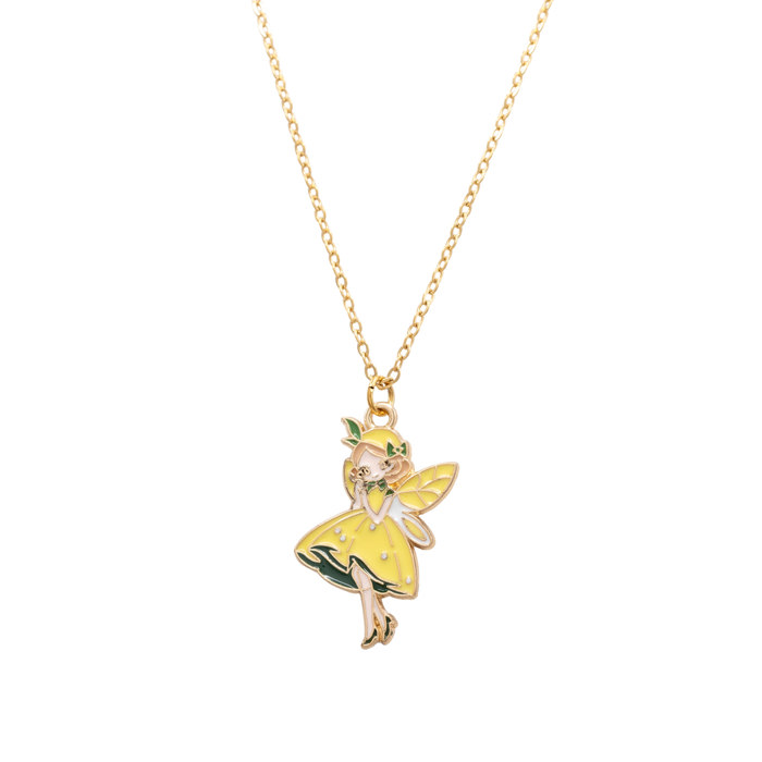 Fairy Enamel Charm Necklace Children's Jewelry Gift Giving