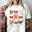  All The Chickens Christmas Tee