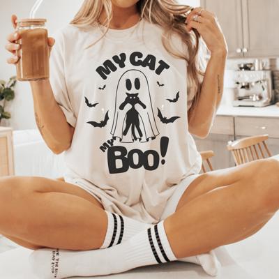 Funny Halloween Tee | Cat Lovers