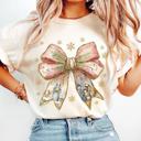   Nativity Coquette Bow Christmas Tee *Free Shipping*