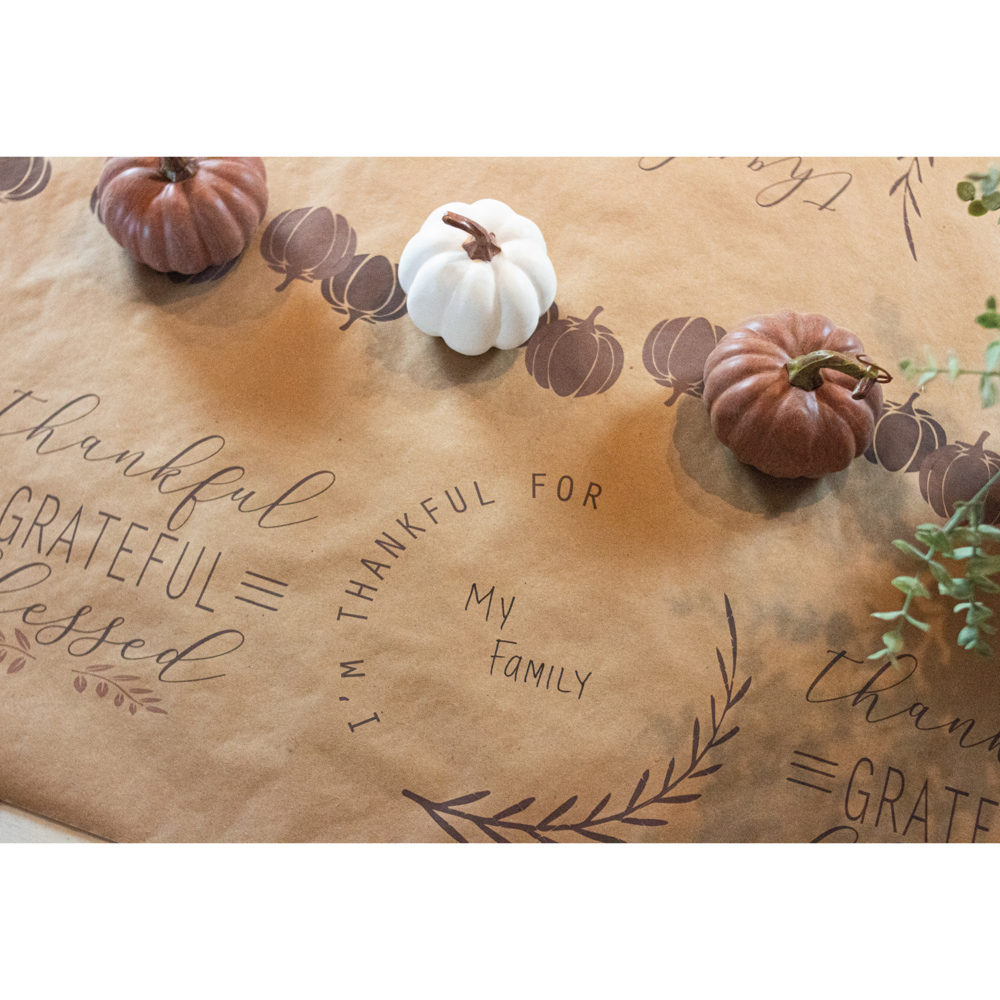 Thanksgiving Day Paper Table Runner