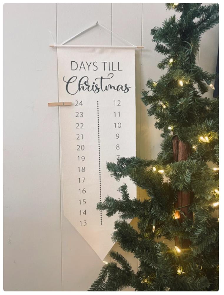 Christmas Countdown Wall Hanging