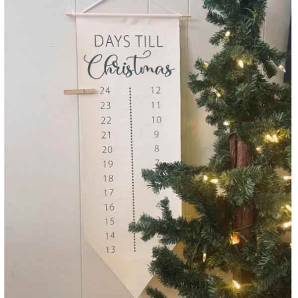 Christmas Countdown Wall Hanging