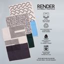  Colorblock V2 Dish Towel Trio - 3pk - 16''x24''