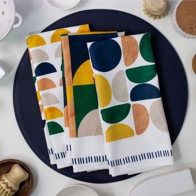 Geo Boho Dish Towel Trio - 3pk - 16''x24''