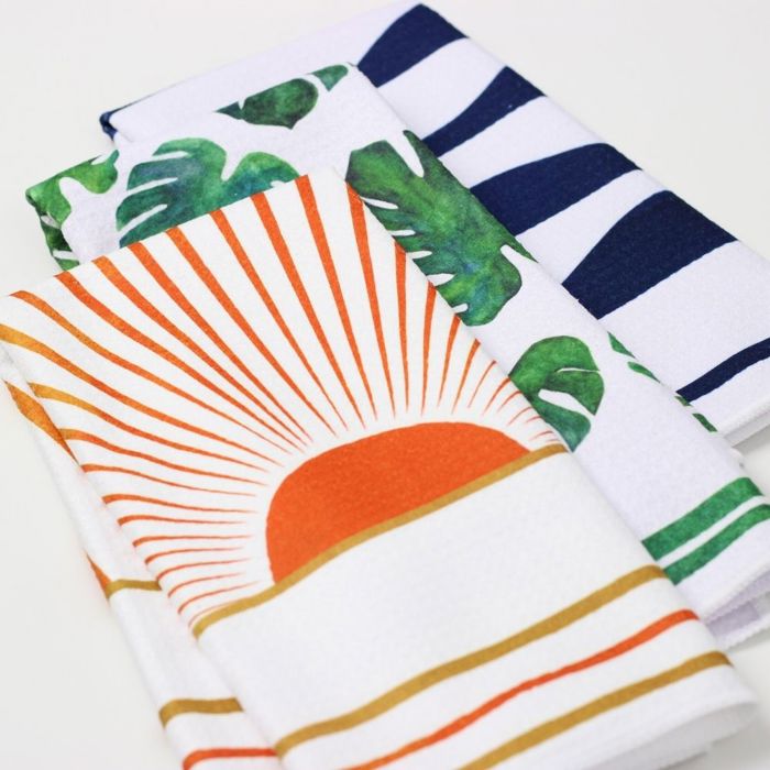 Elemental Dish Towel Trio - 3pk - 16''x24''