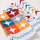  Mid Century Modern Dish Towel Trio - 3pk - 16''x24''
