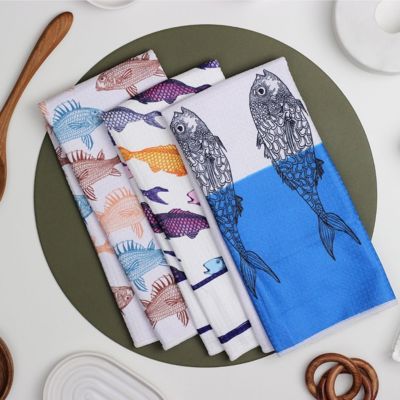 Catch of the Day Dish Towel Trio - 3pk - 16''x24''