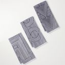 Blurred Lines Dish Towel Trio - 3pk - 16''x24''