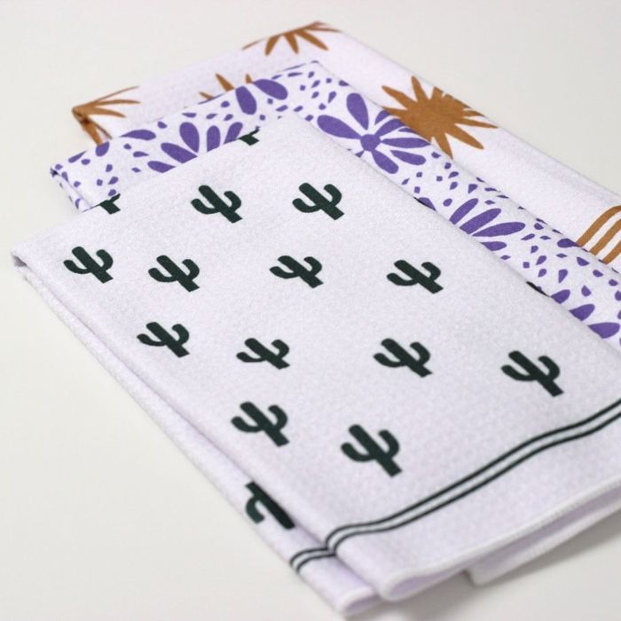 Saguaro Cactus Dish Towel Trio - 3pk - 16''x24''
