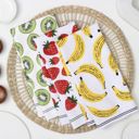  Fruit Salad Dish Towel Trio - 3pk - 16''x24''