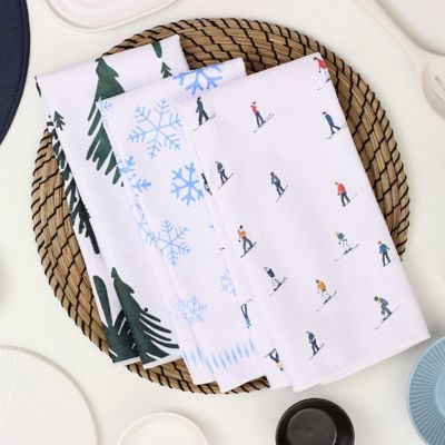 Black Diamond Ski Dish Towel Trio - 3pk - 16''x24''