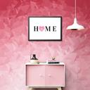 8x10" Home - Landscape 8x10" Paw Print Heart Shaped Wall Art UNFRAMED